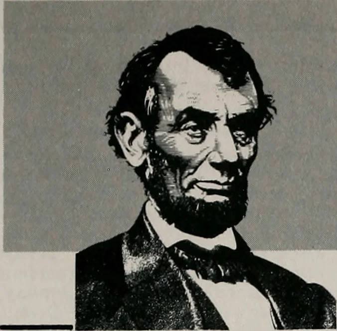 An illustration from Abraham Lincoln and religion. Edward Baker's "spirit" message, 1861, leaf 26
