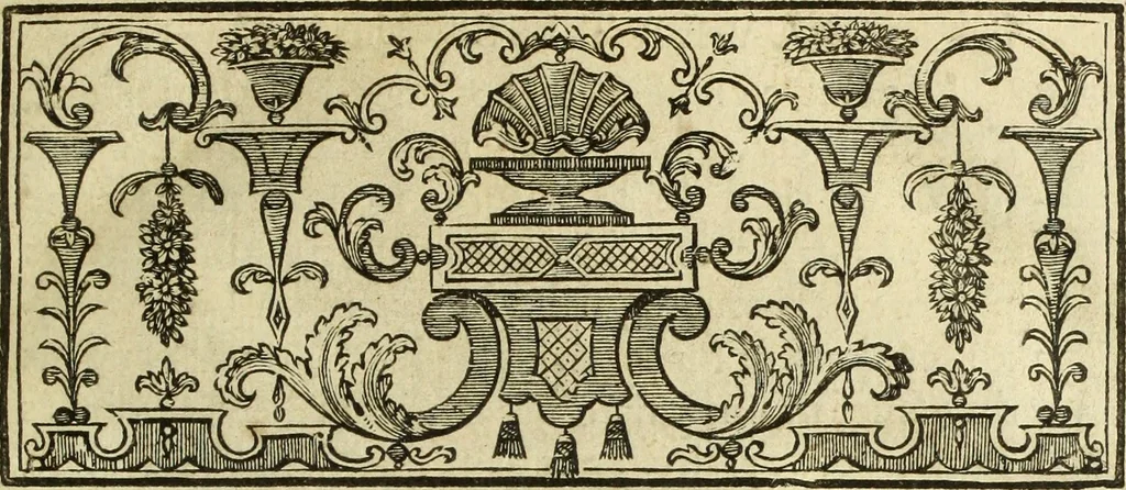 An illustration from Abregé de la vie des fameux peintres : avec leurs portraits gravés en taille-douce, les indications de leurs principaux ouvrages, quelques réflexions sur leurs caractéres, et la maniere de connoître les desseins des grands maîtres, 1745, leaf 10