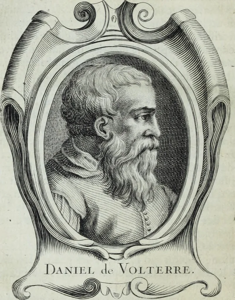 An illustration from Abregé de la vie des fameux peintres : avec leurs portraits gravés en taille-douce, les indications de leurs principaux ouvrages, quelques réflexions sur leurs caractéres, et la maniere de connoître les desseins des grands maîtres, 1745, leaf 165