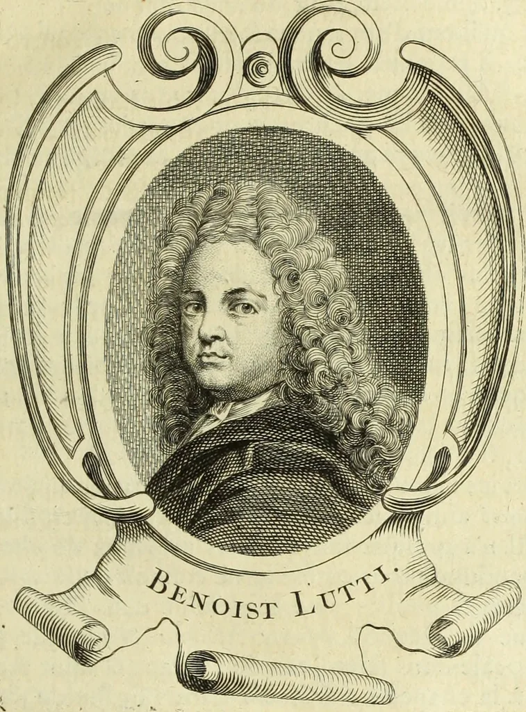 An illustration from Abregé de la vie des fameux peintres : avec leurs portraits gravés en taille-douce, les indications de leurs principaux ouvrages, quelques réflexions sur leurs caractéres, et la maniere de connoître les desseins des grands maîtres, 1745, leaf 188