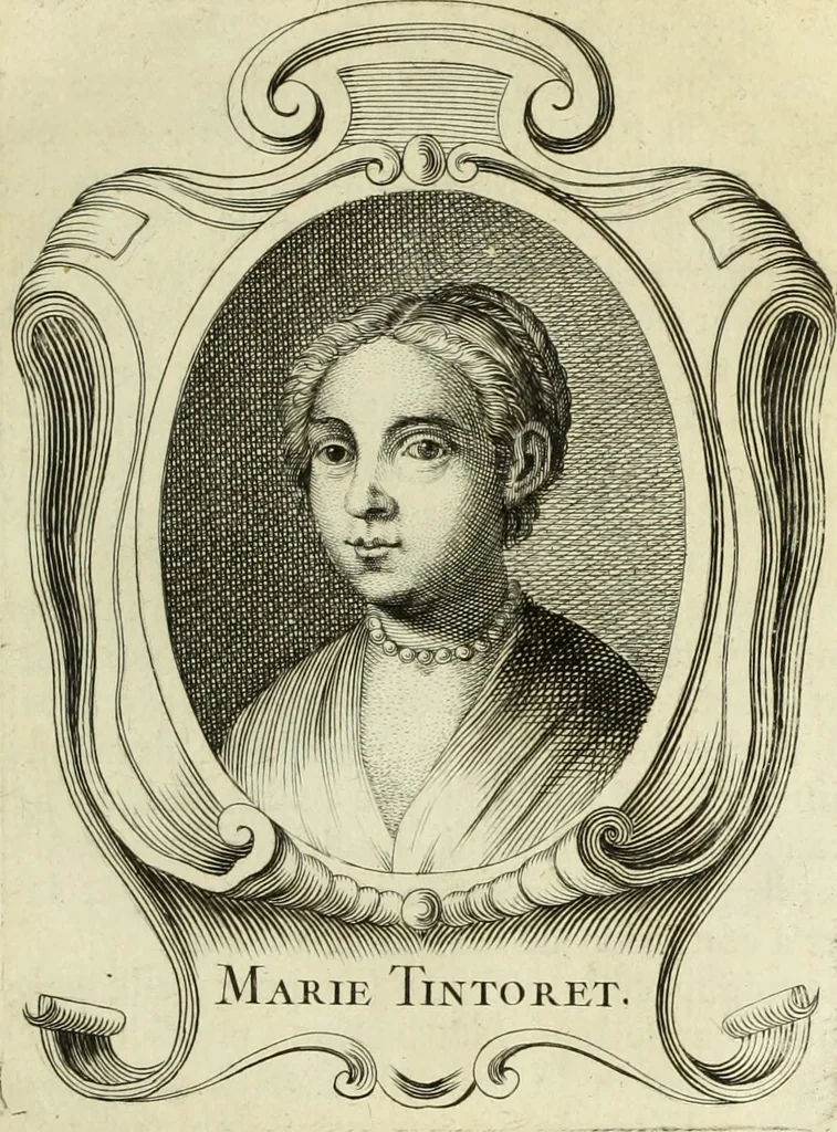 An illustration from Abregé de la vie des fameux peintres : avec leurs portraits gravés en taille-douce, les indications de leurs principaux ouvrages, quelques réflexions sur leurs caractéres, et la maniere de connoître les desseins des grands maîtres, 1745, leaf 228