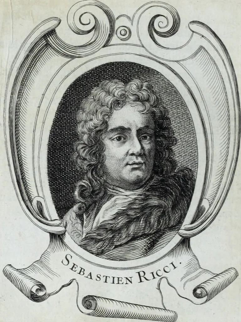 An illustration from Abregé de la vie des fameux peintres : avec leurs portraits gravés en taille-douce, les indications de leurs principaux ouvrages, quelques réflexions sur leurs caractéres, et la maniere de connoître les desseins des grands maîtres, 1745, leaf 259