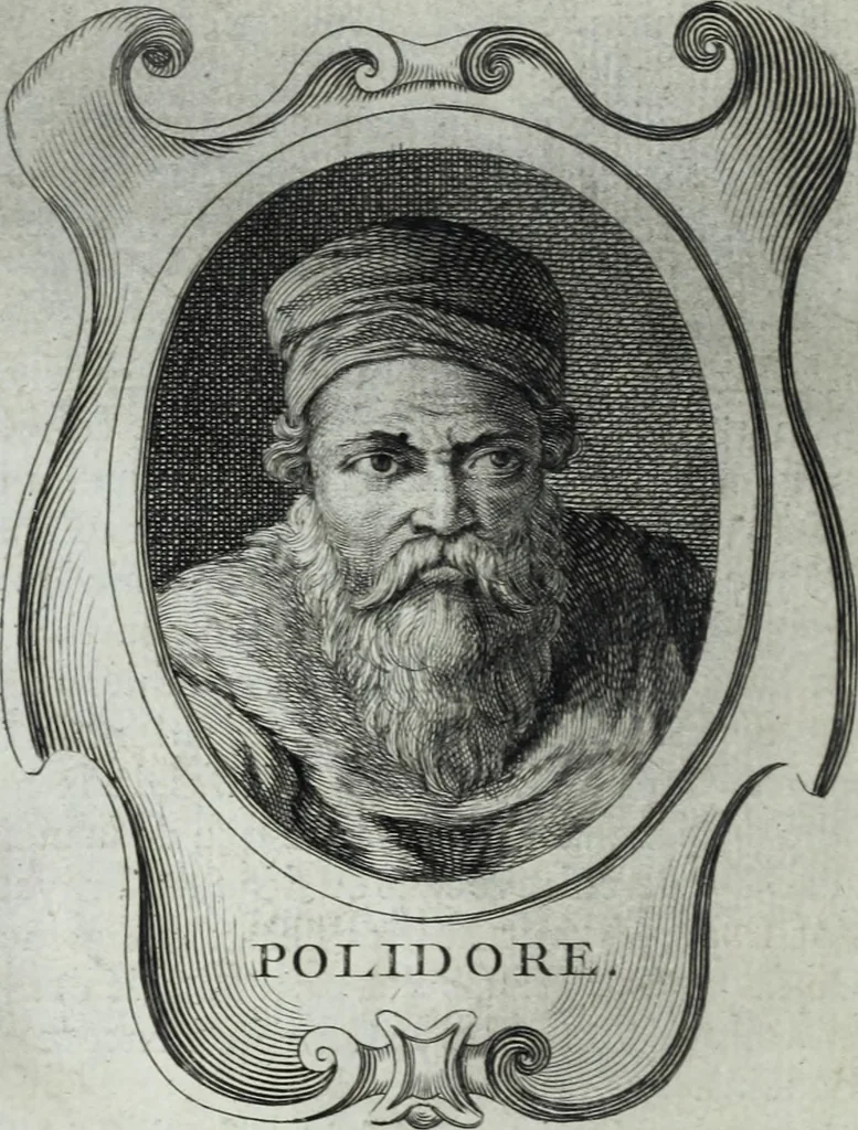 An illustration from Abregé de la vie des fameux peintres : avec leurs portraits gravés en taille-douce, les indications de leurs principaux ouvrages, quelques réflexions sur leurs caractéres, et la maniere de connoître les desseins des grands maîtres, 1745, leaf 273