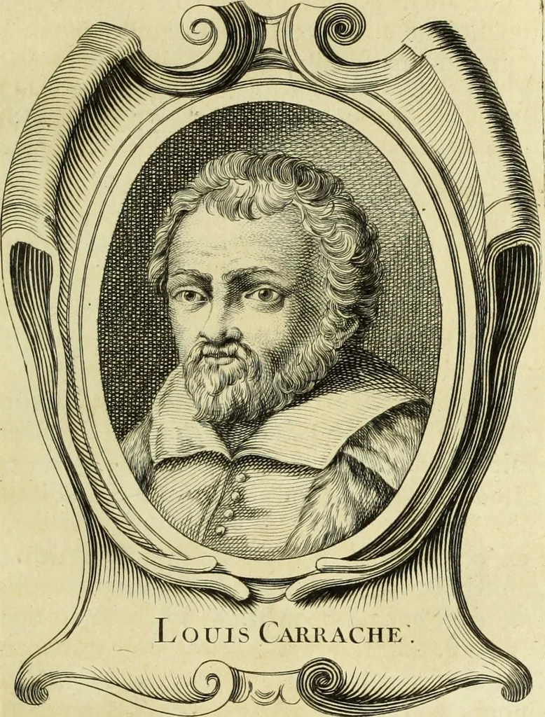 An illustration from Abregé de la vie des fameux peintres : avec leurs portraits gravés en taille-douce, les indications de leurs principaux ouvrages, quelques réflexions sur leurs caractéres, et la maniere de connoître les desseins des grands maîtres, 1745, leaf 290