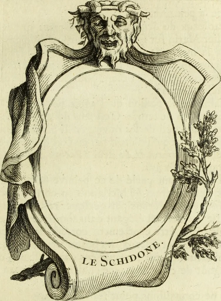 An illustration from Abregé de la vie des fameux peintres : avec leurs portraits gravés en taille-douce, les indications de leurs principaux ouvrages, quelques réflexions sur leurs caractéres, et la maniere de connoître les desseins des grands maîtres, 1745, leaf 312