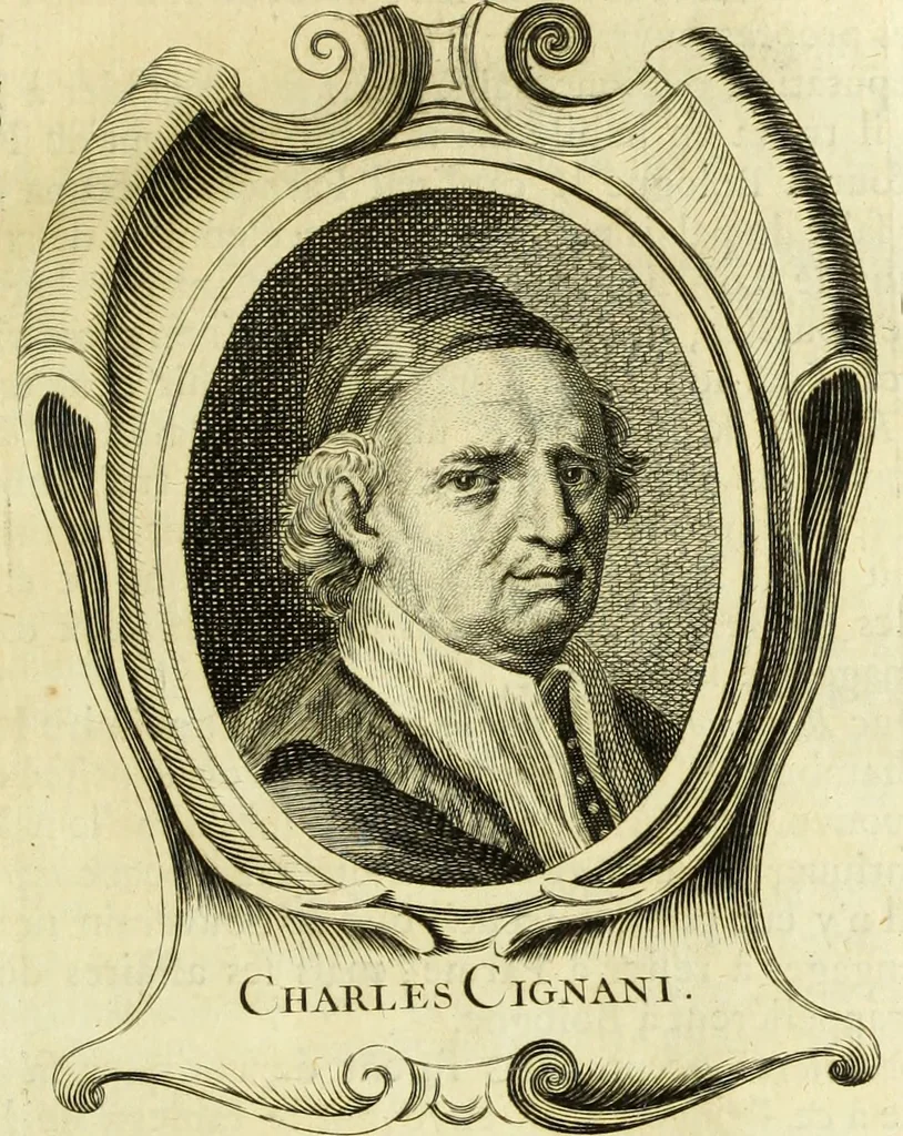 An illustration from Abregé de la vie des fameux peintres : avec leurs portraits gravés en taille-douce, les indications de leurs principaux ouvrages, quelques réflexions sur leurs caractéres, et la maniere de connoître les desseins des grands maîtres, 1745, leaf 374