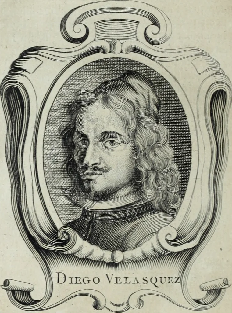 An illustration from Abregé de la vie des fameux peintres : avec leurs portraits gravés en taille-douce, les indications de leurs principaux ouvrages, quelques réflexions sur leurs caractéres, et la maniere de connoître les desseins des grands maîtres, 1745, leaf 387