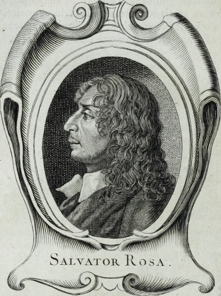 An illustration from Abregé de la vie des fameux peintres : avec leurs portraits gravés en taille-douce, les indications de leurs principaux ouvrages, quelques réflexions sur leurs caractéres, et la maniere de connoître les desseins des grands maîtres, 1745, leaf 407