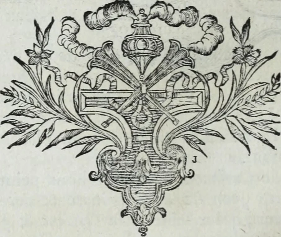 An illustration from Abregé de la vie des fameux peintres : avec leurs portraits gravés en taille-douce, les indications de leurs principaux ouvrages, quelques réflexions sur leurs caractéres, et la maniere de connoître les desseins des grands maîtres, 1745, leaf 435