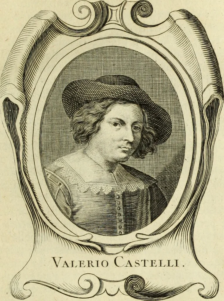 An illustration from Abregé de la vie des fameux peintres : avec leurs portraits gravés en taille-douce, les indications de leurs principaux ouvrages, quelques réflexions sur leurs caractéres, et la maniere de connoître les desseins des grands maîtres, 1745, leaf 440