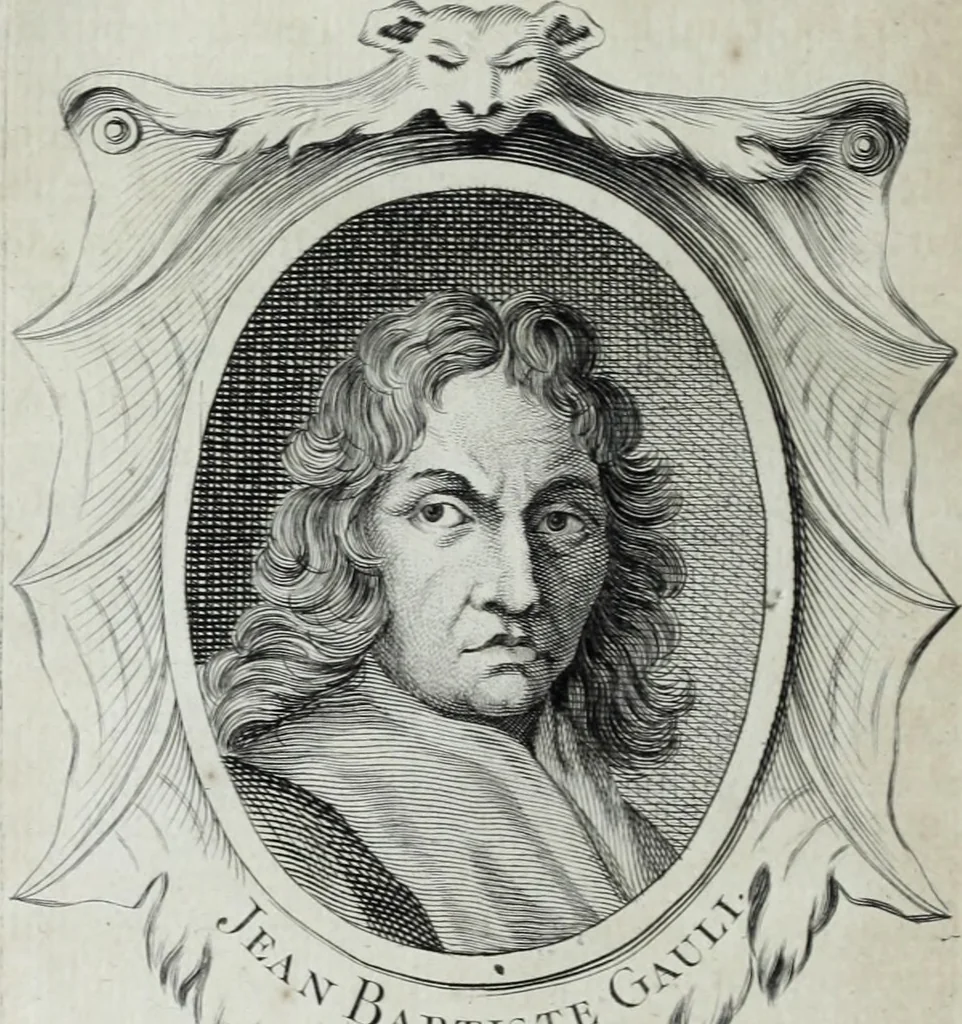 An illustration from Abregé de la vie des fameux peintres : avec leurs portraits gravés en taille-douce, les indications de leurs principaux ouvrages, quelques réflexions sur leurs caractéres, et la maniere de connoître les desseins des grands maîtres, 1745, leaf 443