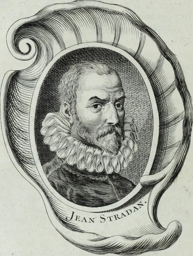 An illustration from Abregé de la vie des fameux peintres : avec leurs portraits gravés en taille-douce, les indications de leurs principaux ouvrages, quelques réflexions sur leurs caractéres, et la maniere de connoître les desseins des grands maîtres, 1745, leaf 127