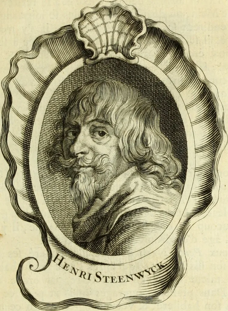 An illustration from Abregé de la vie des fameux peintres : avec leurs portraits gravés en taille-douce, les indications de leurs principaux ouvrages, quelques réflexions sur leurs caractéres, et la maniere de connoître les desseins des grands maîtres, 1745, leaf 140