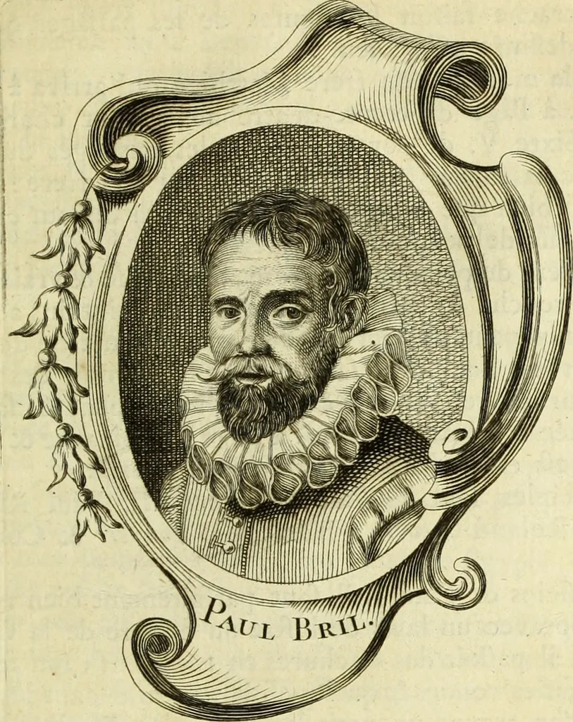 An illustration from Abregé de la vie des fameux peintres : avec leurs portraits gravés en taille-douce, les indications de leurs principaux ouvrages, quelques réflexions sur leurs caractéres, et la maniere de connoître les desseins des grands maîtres, 1745, leaf 142