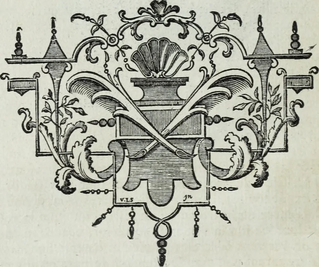 An illustration from Abregé de la vie des fameux peintres : avec leurs portraits gravés en taille-douce, les indications de leurs principaux ouvrages, quelques réflexions sur leurs caractéres, et la maniere de connoître les desseins des grands maîtres, 1745, leaf 147