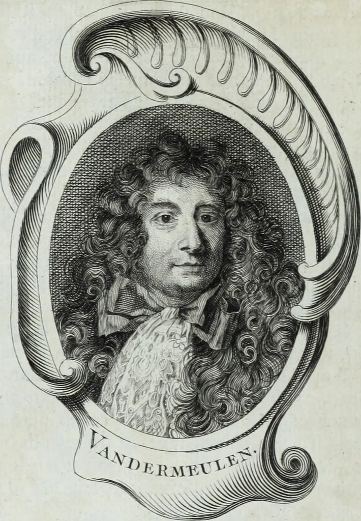 An illustration from Abregé de la vie des fameux peintres : avec leurs portraits gravés en taille-douce, les indications de leurs principaux ouvrages, quelques réflexions sur leurs caractéres, et la maniere de connoître les desseins des grands maîtres, 1745, leaf 221