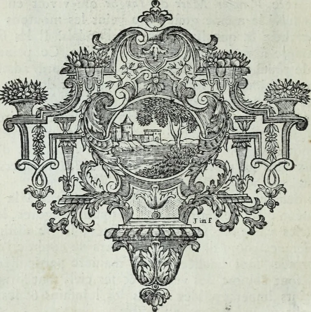 An illustration from Abregé de la vie des fameux peintres : avec leurs portraits gravés en taille-douce, les indications de leurs principaux ouvrages, quelques réflexions sur leurs caractéres, et la maniere de connoître les desseins des grands maîtres, 1745, leaf 227