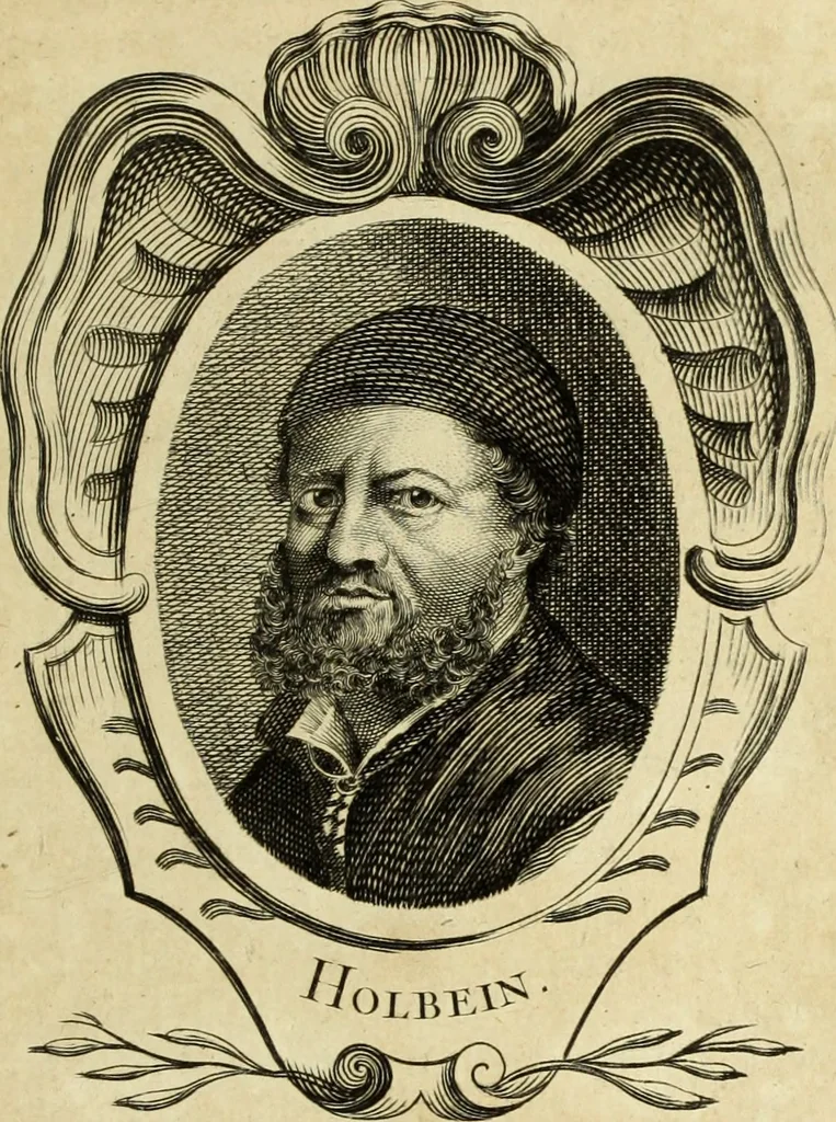 An illustration from Abregé de la vie des fameux peintres : avec leurs portraits gravés en taille-douce, les indications de leurs principaux ouvrages, quelques réflexions sur leurs caractéres, et la maniere de connoître les desseins des grands maîtres, 1745, leaf 24