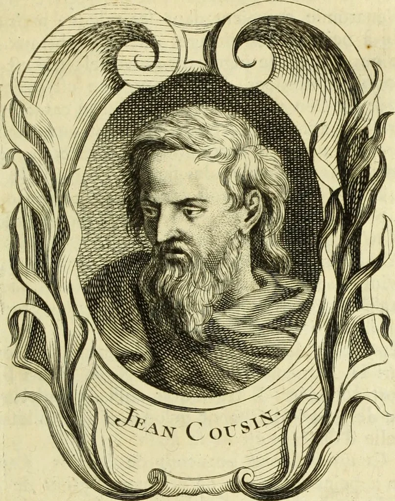 An illustration from Abregé de la vie des fameux peintres : avec leurs portraits gravés en taille-douce, les indications de leurs principaux ouvrages, quelques réflexions sur leurs caractéres, et la maniere de connoître les desseins des grands maîtres, 1745, leaf 248