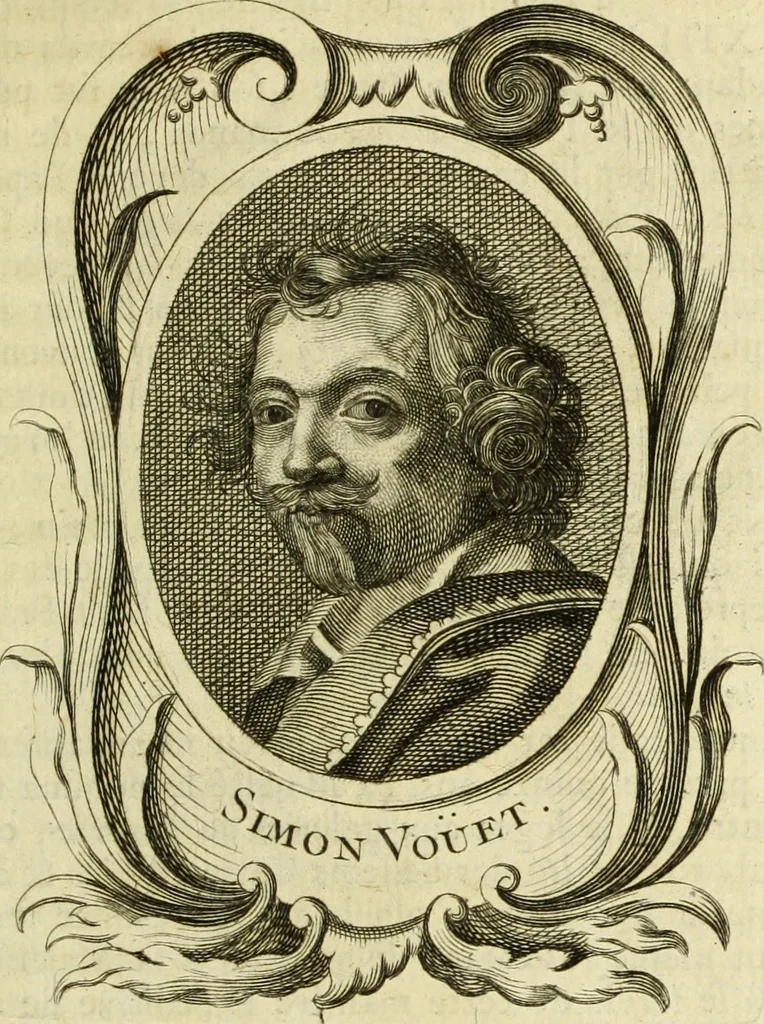 An illustration from Abregé de la vie des fameux peintres : avec leurs portraits gravés en taille-douce, les indications de leurs principaux ouvrages, quelques réflexions sur leurs caractéres, et la maniere de connoître les desseins des grands maîtres, 1745, leaf 254