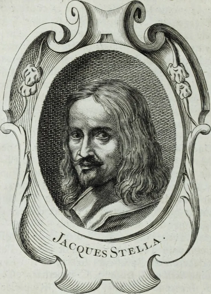 An illustration from Abregé de la vie des fameux peintres : avec leurs portraits gravés en taille-douce, les indications de leurs principaux ouvrages, quelques réflexions sur leurs caractéres, et la maniere de connoître les desseins des grands maîtres, 1745, leaf 271