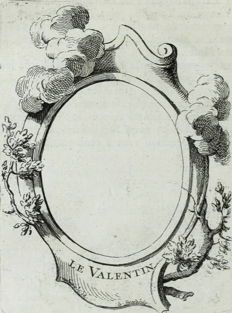 An illustration from Abregé de la vie des fameux peintres : avec leurs portraits gravés en taille-douce, les indications de leurs principaux ouvrages, quelques réflexions sur leurs caractéres, et la maniere de connoître les desseins des grands maîtres, 1745, leaf 275