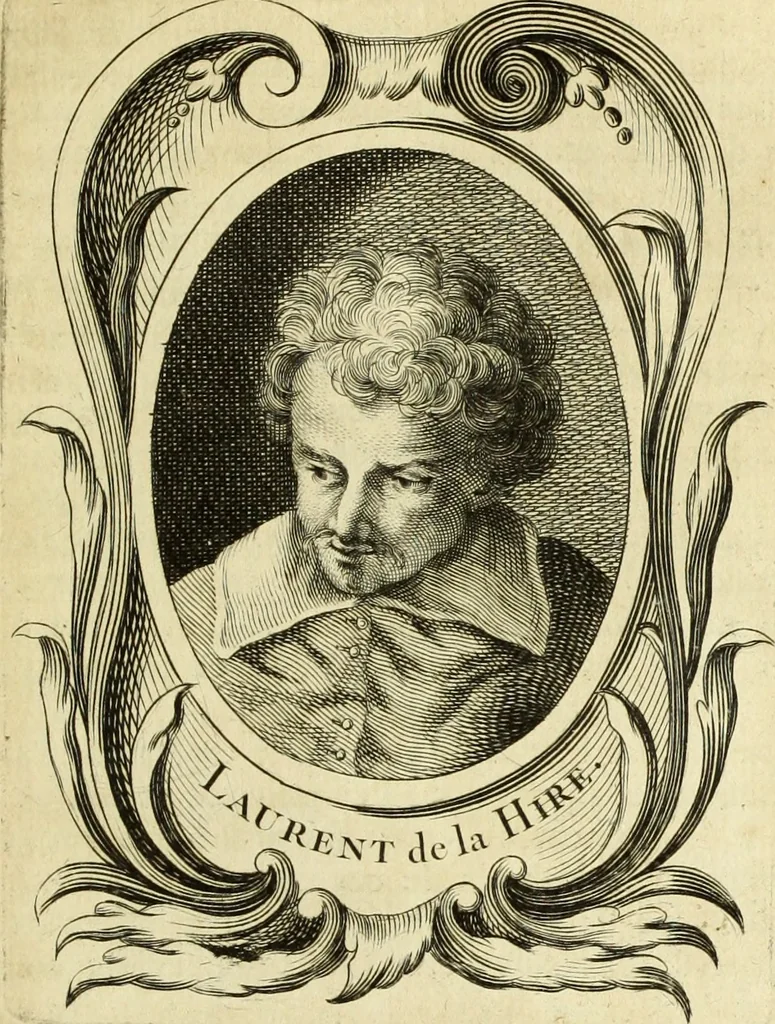 An illustration from Abregé de la vie des fameux peintres : avec leurs portraits gravés en taille-douce, les indications de leurs principaux ouvrages, quelques réflexions sur leurs caractéres, et la maniere de connoître les desseins des grands maîtres, 1745, leaf 286