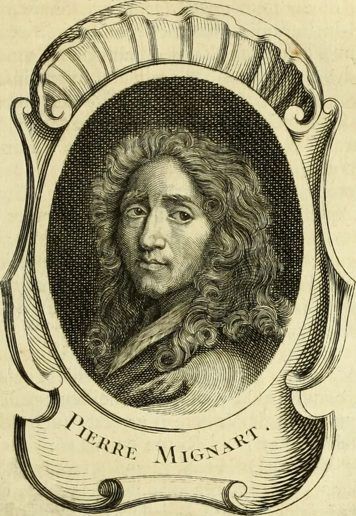 An illustration from Abregé de la vie des fameux peintres : avec leurs portraits gravés en taille-douce, les indications de leurs principaux ouvrages, quelques réflexions sur leurs caractéres, et la maniere de connoître les desseins des grands maîtres, 1745, leaf 290