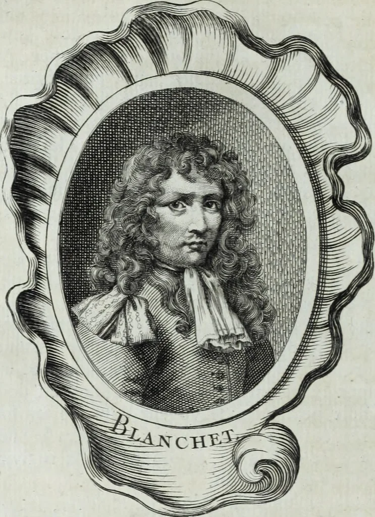 An illustration from Abregé de la vie des fameux peintres : avec leurs portraits gravés en taille-douce, les indications de leurs principaux ouvrages, quelques réflexions sur leurs caractéres, et la maniere de connoître les desseins des grands maîtres, 1745, leaf 313