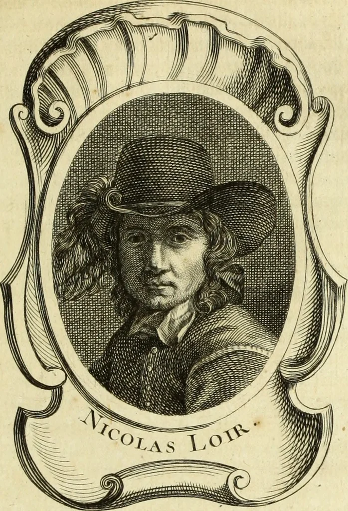 An illustration from Abregé de la vie des fameux peintres : avec leurs portraits gravés en taille-douce, les indications de leurs principaux ouvrages, quelques réflexions sur leurs caractéres, et la maniere de connoître les desseins des grands maîtres, 1745, leaf 332