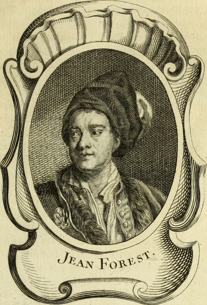An illustration from Abregé de la vie des fameux peintres : avec leurs portraits gravés en taille-douce, les indications de leurs principaux ouvrages, quelques réflexions sur leurs caractéres, et la maniere de connoître les desseins des grands maîtres, 1745, leaf 350