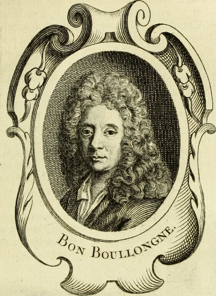 An illustration from Abregé de la vie des fameux peintres : avec leurs portraits gravés en taille-douce, les indications de leurs principaux ouvrages, quelques réflexions sur leurs caractéres, et la maniere de connoître les desseins des grands maîtres, 1745, leaf 388