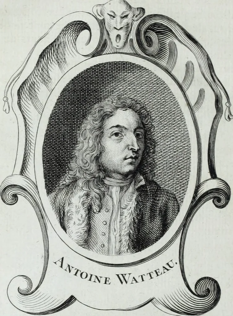 An illustration from Abregé de la vie des fameux peintres : avec leurs portraits gravés en taille-douce, les indications de leurs principaux ouvrages, quelques réflexions sur leurs caractéres, et la maniere de connoître les desseins des grands maîtres, 1745, leaf 435