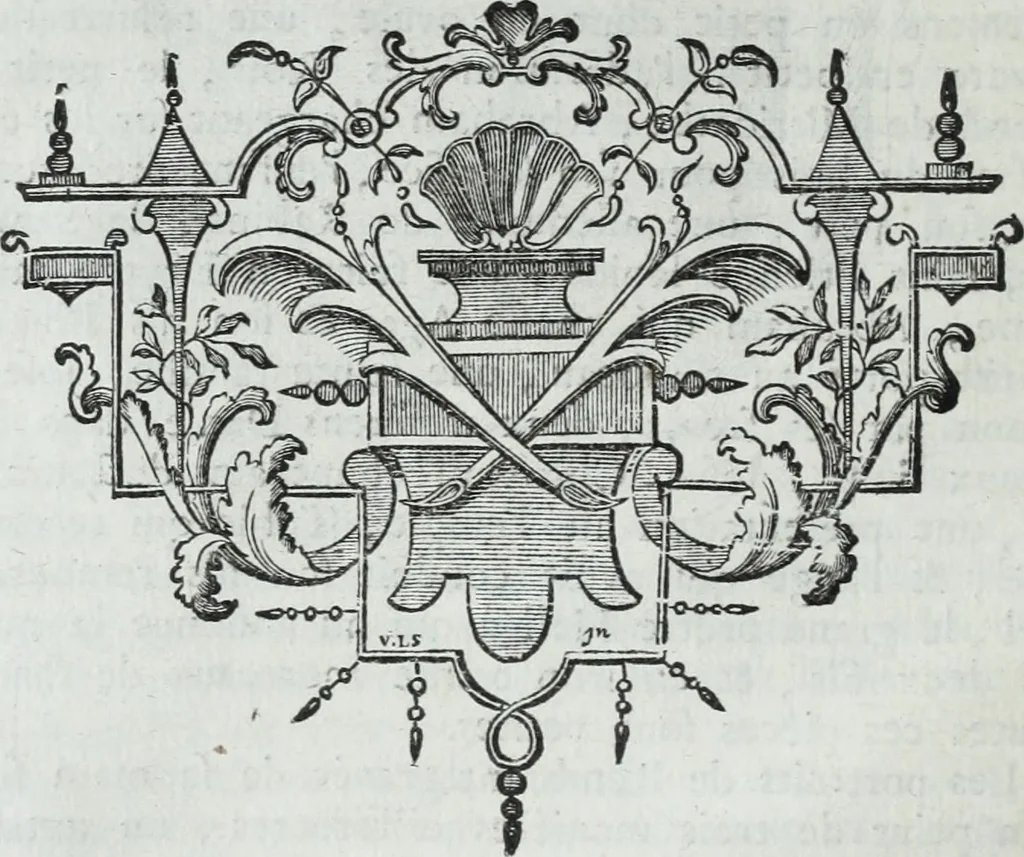 An illustration from Abregé de la vie des fameux peintres : avec leurs portraits gravés en taille-douce, les indications de leurs principaux ouvrages, quelques réflexions sur leurs caractéres, et la maniere de connoître les desseins des grands maîtres, 1745, leaf 45