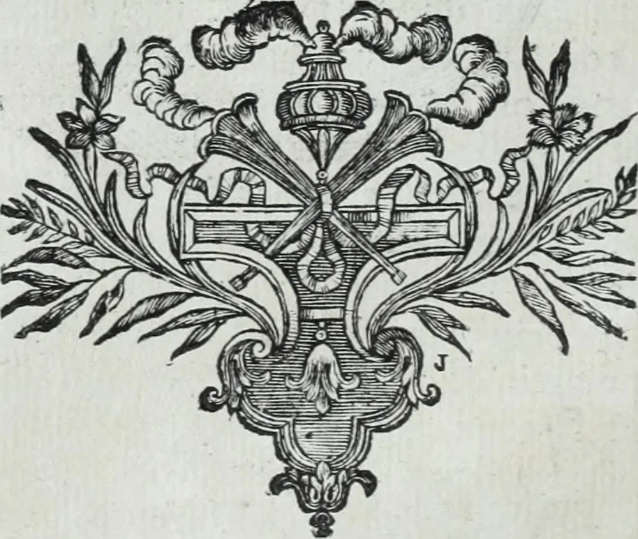 An illustration from Abregé de la vie des fameux peintres : avec leurs portraits gravés en taille-douce, les indications de leurs principaux ouvrages, quelques réflexions sur leurs caractéres, et la maniere de connoître les desseins des grands maîtres, 1745, leaf 83