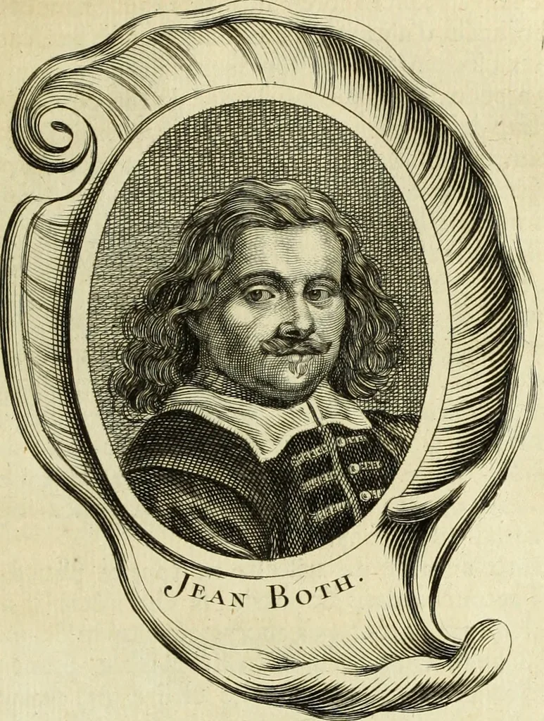 An illustration from Abregé de la vie des fameux peintres : avec leurs portraits gravés en taille-douce, les indications de leurs principaux ouvrages, quelques réflexions sur leurs caractéres, et la maniere de connoître les desseins des grands maîtres, 1745, leaf 84