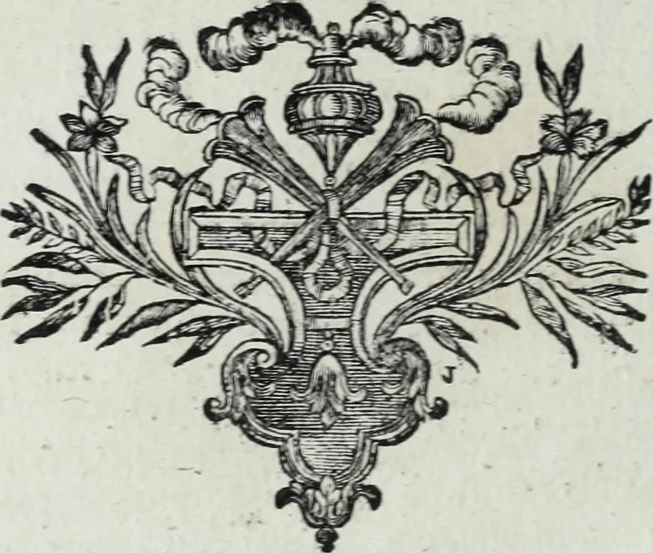 An illustration from Abregé de la vie des fameux peintres : avec leurs portraits gravés en taille-douce, les indications de leurs principaux ouvrages, quelques réflexions sur leurs caractéres, et la maniere de connoître les desseins des grands maîtres, 1745, leaf 141