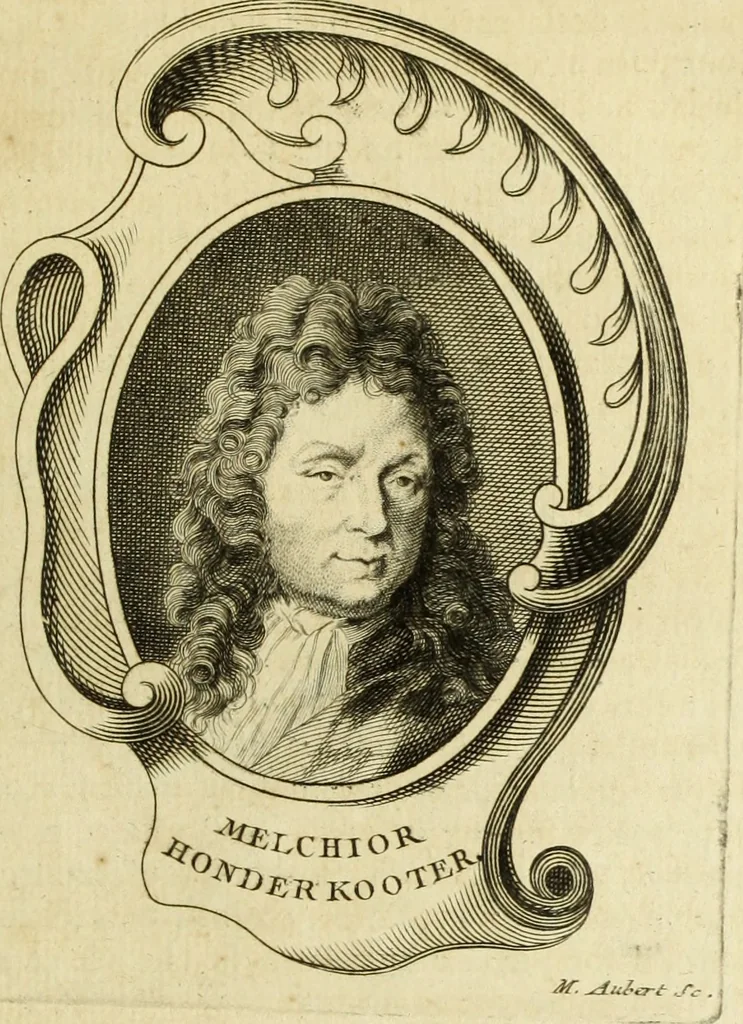 An illustration from Abregé de la vie des fameux peintres : avec leurs portraits gravés en taille-douce, les indications de leurs principaux ouvrages, quelques réflexions sur leurs caractéres, et la maniere de connoître les desseins des grands maîtres, 1745, leaf 164
