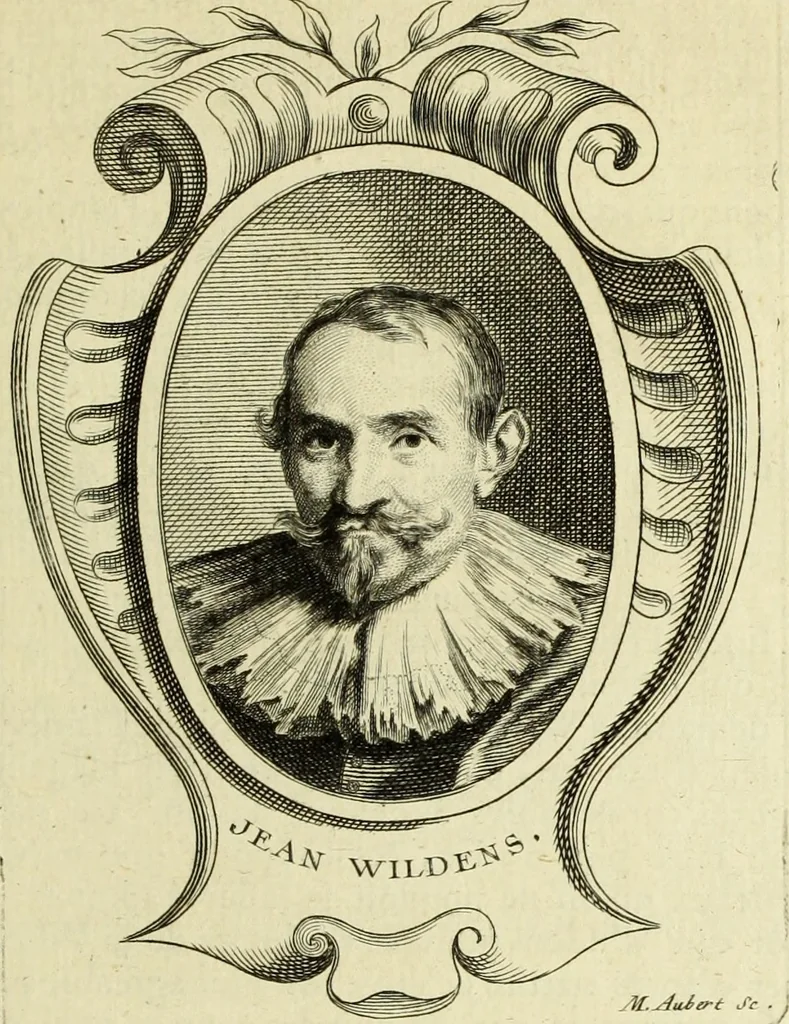 An illustration from Abregé de la vie des fameux peintres : avec leurs portraits gravés en taille-douce, les indications de leurs principaux ouvrages, quelques réflexions sur leurs caractéres, et la maniere de connoître les desseins des grands maîtres, 1745, leaf 222