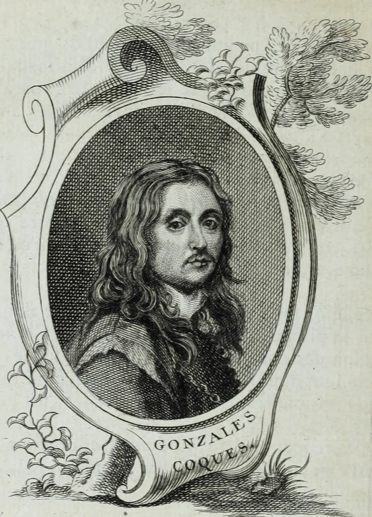 An illustration from Abregé de la vie des fameux peintres : avec leurs portraits gravés en taille-douce, les indications de leurs principaux ouvrages, quelques réflexions sur leurs caractéres, et la maniere de connoître les desseins des grands maîtres, 1745, leaf 225