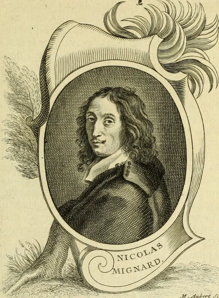 An illustration from Abregé de la vie des fameux peintres : avec leurs portraits gravés en taille-douce, les indications de leurs principaux ouvrages, quelques réflexions sur leurs caractéres, et la maniere de connoître les desseins des grands maîtres, 1745, leaf 230