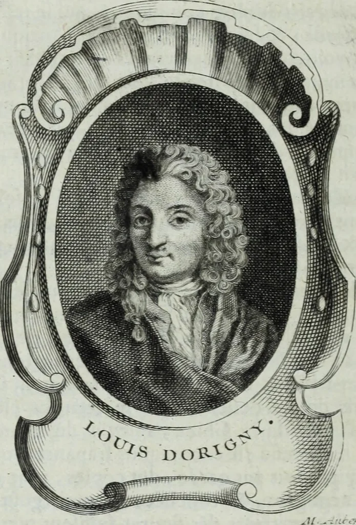 An illustration from Abregé de la vie des fameux peintres : avec leurs portraits gravés en taille-douce, les indications de leurs principaux ouvrages, quelques réflexions sur leurs caractéres, et la maniere de connoître les desseins des grands maîtres, 1745, leaf 255