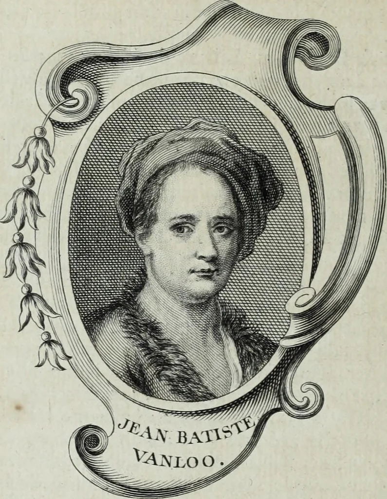 An illustration from Abregé de la vie des fameux peintres : avec leurs portraits gravés en taille-douce, les indications de leurs principaux ouvrages, quelques réflexions sur leurs caractéres, et la maniere de connoître les desseins des grands maîtres, 1745, leaf 291