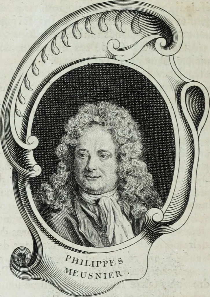 An illustration from Abregé de la vie des fameux peintres : avec leurs portraits gravés en taille-douce, les indications de leurs principaux ouvrages, quelques réflexions sur leurs caractéres, et la maniere de connoître les desseins des grands maîtres, 1745, leaf 301