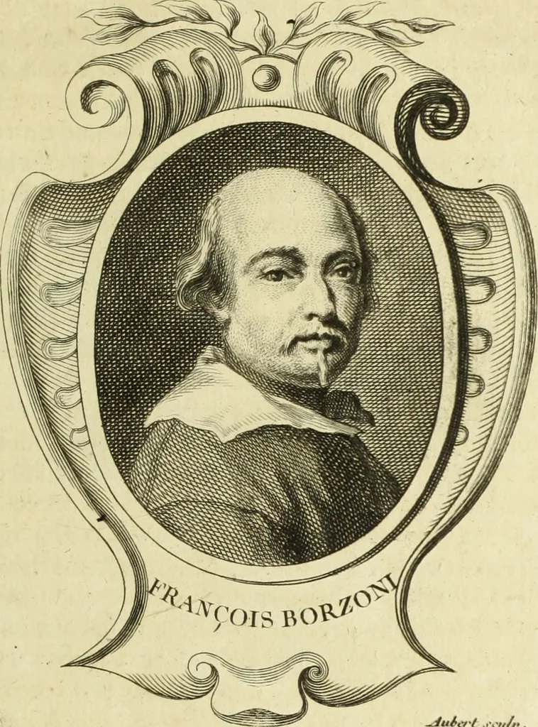 An illustration from Abregé de la vie des fameux peintres : avec leurs portraits gravés en taille-douce, les indications de leurs principaux ouvrages, quelques réflexions sur leurs caractéres, et la maniere de connoître les desseins des grands maîtres, 1745, leaf 40