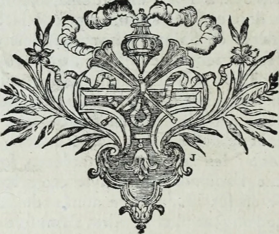 An illustration from Abregé de la vie des fameux peintres : avec leurs portraits gravés en taille-douce, les indications de leurs principaux ouvrages, quelques réflexions sur leurs caractéres, et la maniere de connoître les desseins des grands maîtres, 1745, leaf 63