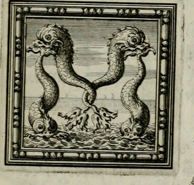 An illustration from Abregé de l'histoire de l'Ordre de S. Benoist, où, il est parlé des saints, des hommes illustres, de la fondation, & des principaux évenemens des monasteres : le tout tiré des actes des saints, des chroniques, & des chartes des monasteres, & d'autres anciens monumens & accompagné d'une table chronologique, 1684, leaf 6