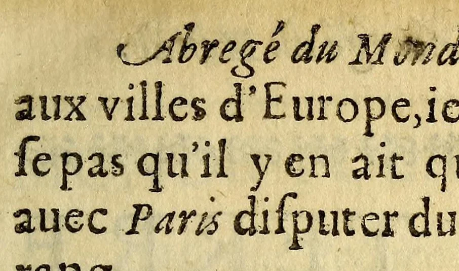 An illustration from Abregé du monde ou Discours général de ses parties. : Où il est traitté [sic] de leurs noms, qualités & divisions: des gouvernements, forces & richesses des païs; de la religion & meurs [sic] des inhabitans., 1646, leaf 25
