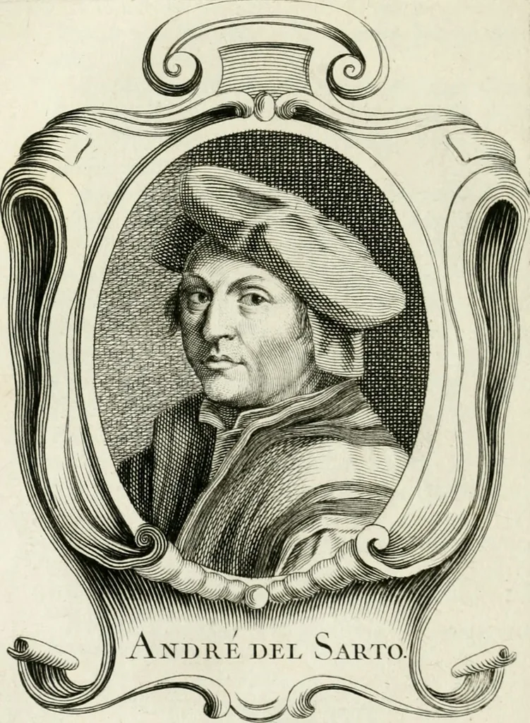An illustration from Abrégé de la vie des plus fameux peintres, avec leurs portraits gravés en taille-douce, les indications de leurs principaux ouvrages, quelques réflexions sur leurs caractères, et la maniere de connoître les desseins et les tableaux des grands maîtres, 1762, leaf 275
