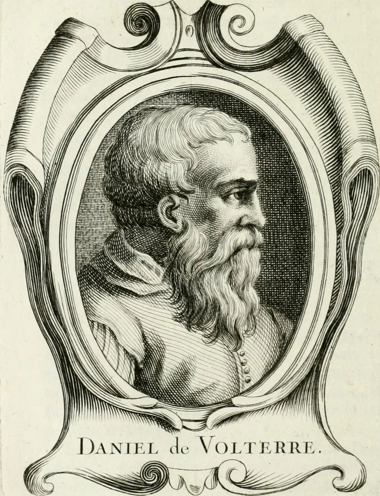 An illustration from Abrégé de la vie des plus fameux peintres, avec leurs portraits gravés en taille-douce, les indications de leurs principaux ouvrages, quelques réflexions sur leurs caractères, et la maniere de connoître les desseins et les tableaux des grands maîtres, 1762, leaf 309